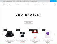 Tablet Screenshot of jedbrailey.com